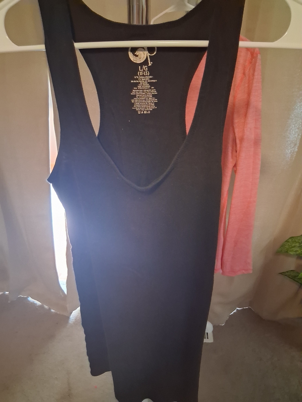OP Black Racerback Tank Top